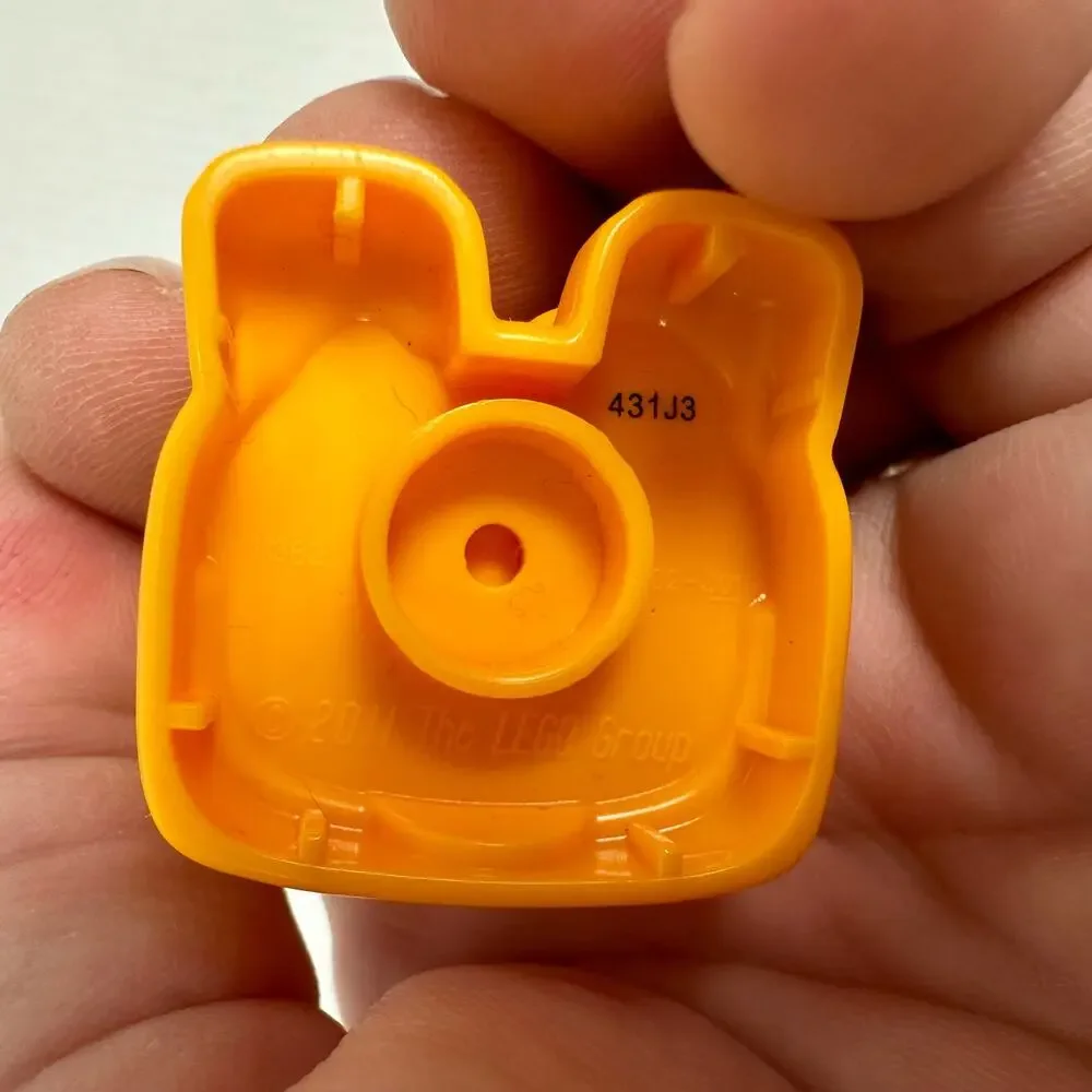 Rare Lego Duplo YELLOW SITTING TEDDY BEAR BLOCK Specialty Piece Part Toy
